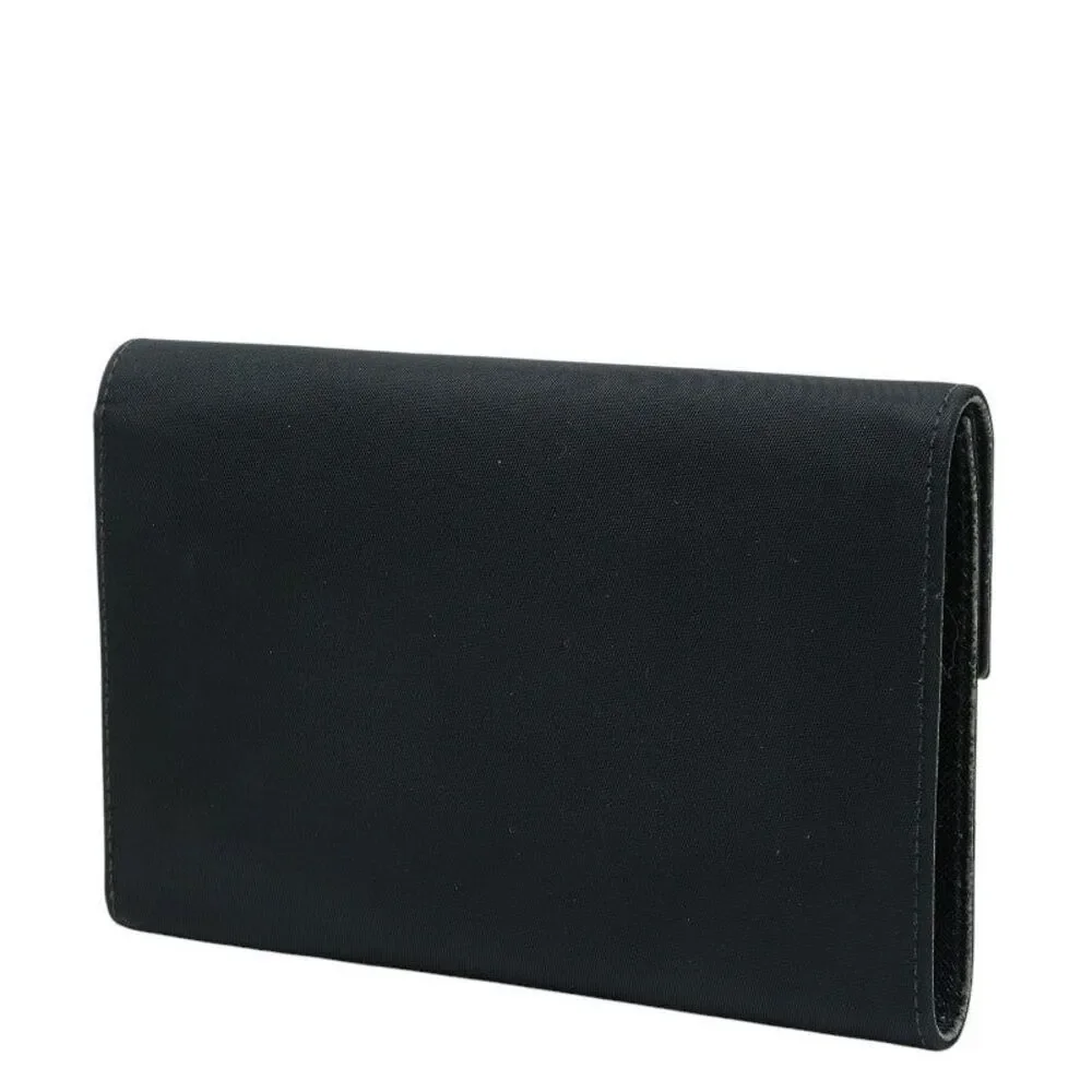 Prada Triangle Logo Trifold Wallet